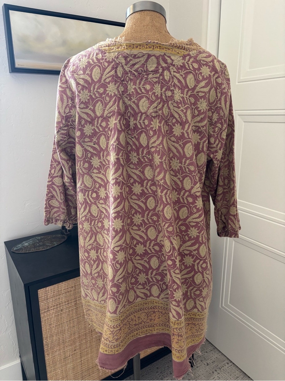 Magnolia Pearl Boho Floral V-Neck Tunic Top in the most beautiful colors! - Picture 5 of 14